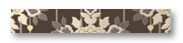 Бордюр Ceragasa Listello UE-37, 4,5 х30 см.(цвет коричневый)