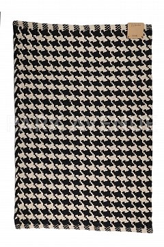 Коврик для ванной комнаты Frottana, 60*90 см. цвет черный/белый