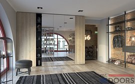 Шкаф-купе, коллекция "Метрополитан" (арт. 083)