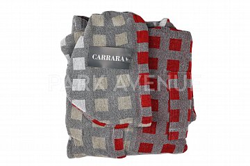 Халат S/M, 100% хлопок, цвет серый