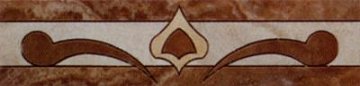 Бордюр Ceragasa Cen. Ducale 1 Nacar Pul, 9,5 х38,8 см.(цвет коричневый)